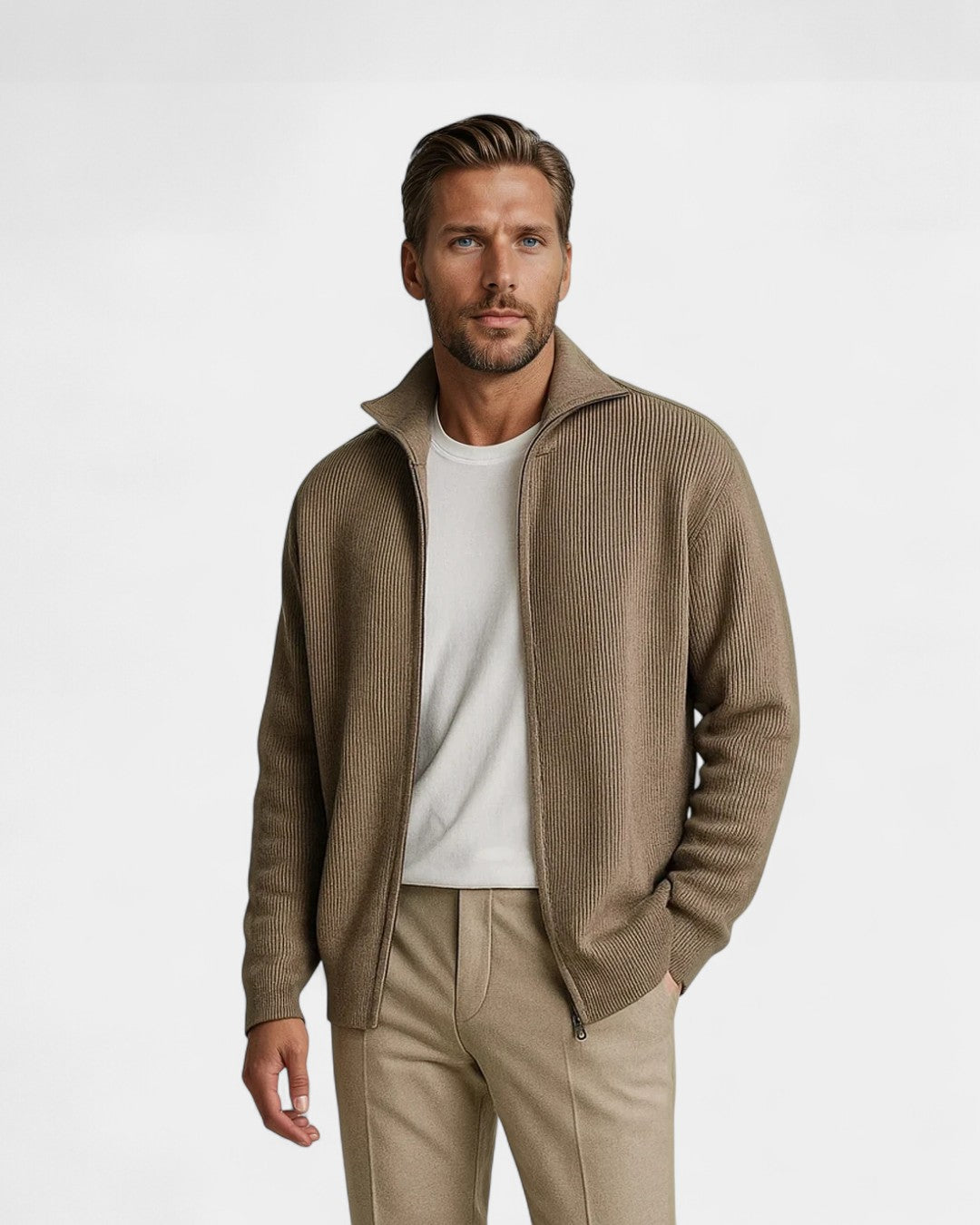 Classic Wool Tailored Coastal Jacket