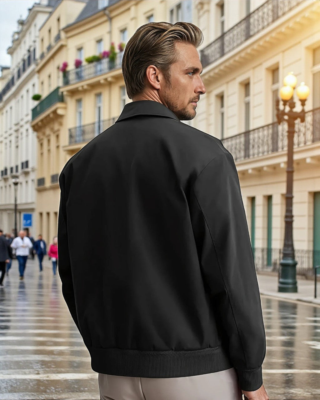Classic Heritage Polyester Bomber Jacket