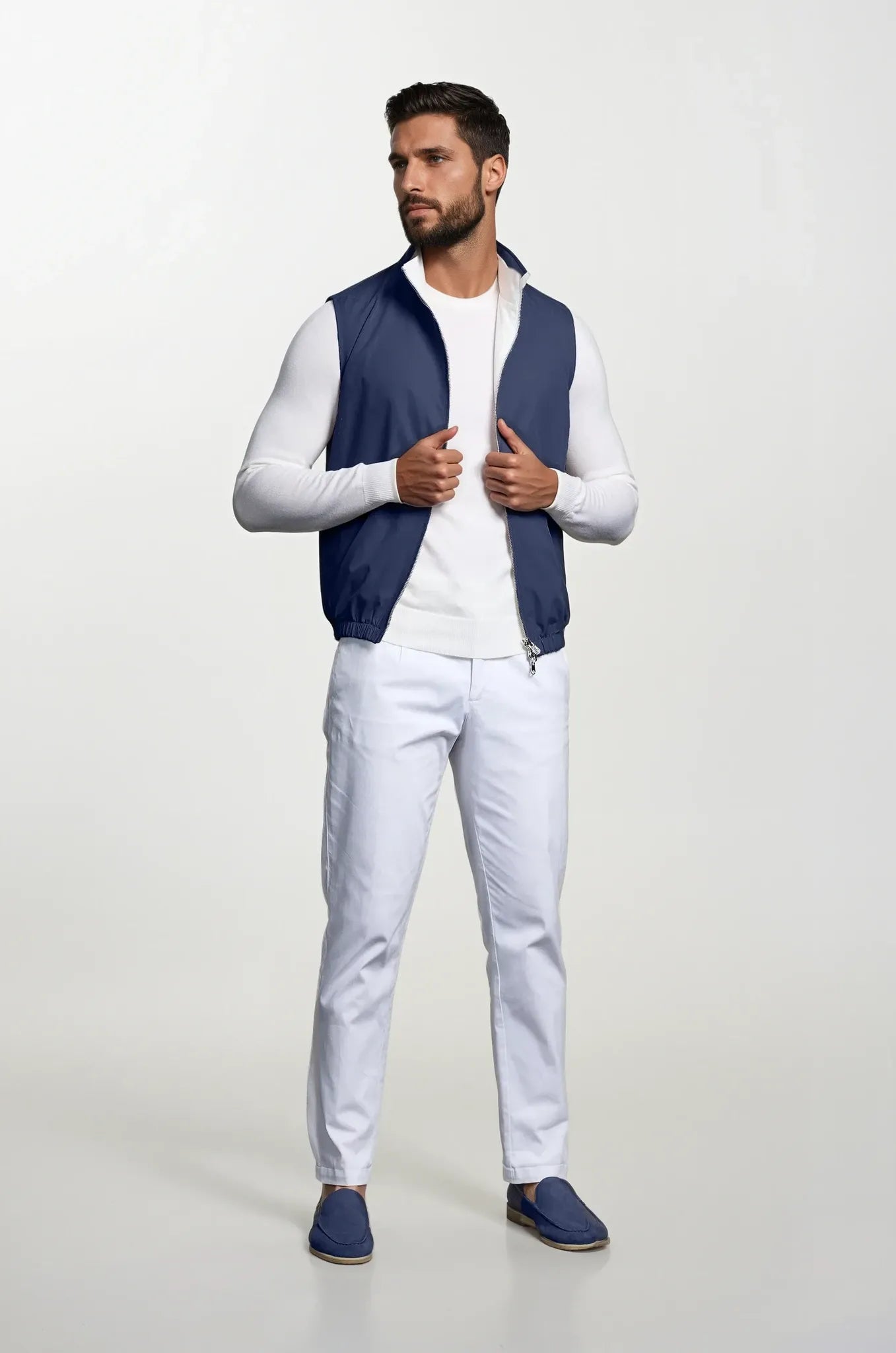 Sleeveless Zip-Up Bodywarmer