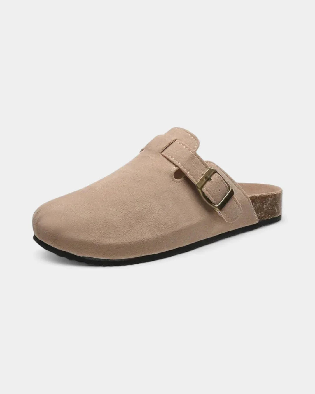 Suede Clog-Inspired Slip-On Mules