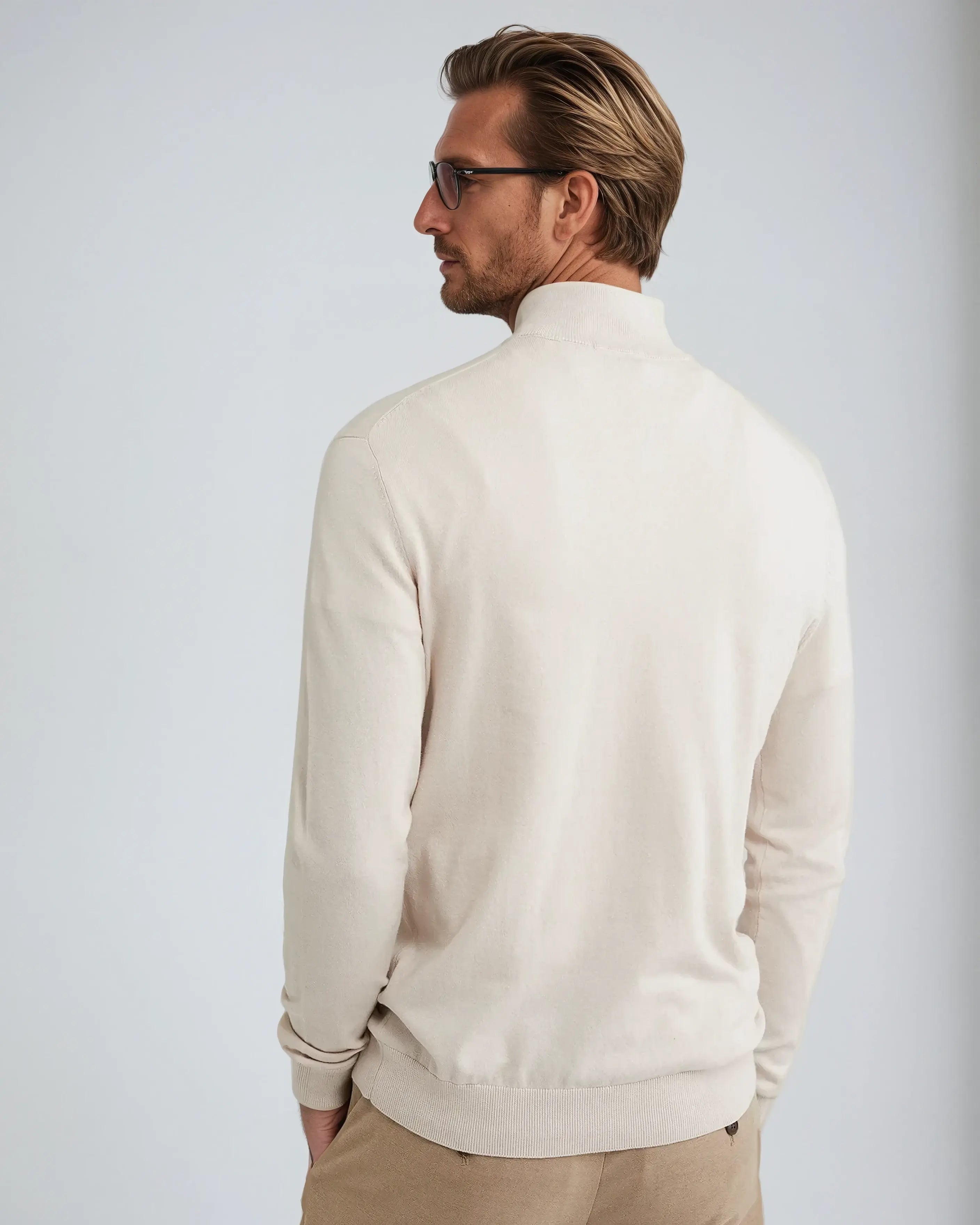 Half-Zip Knit Pullover