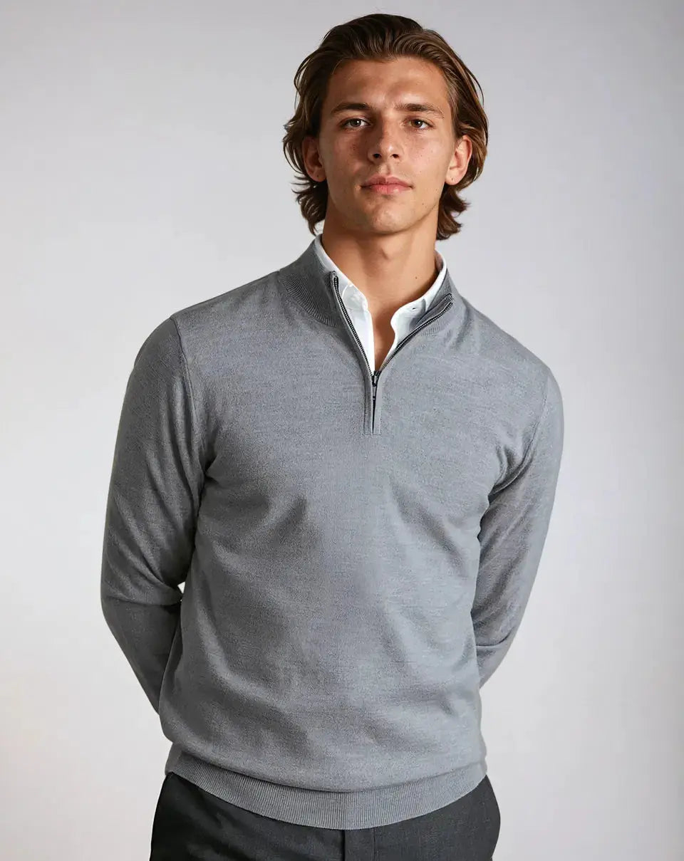 Half-Zip Knit Pullover