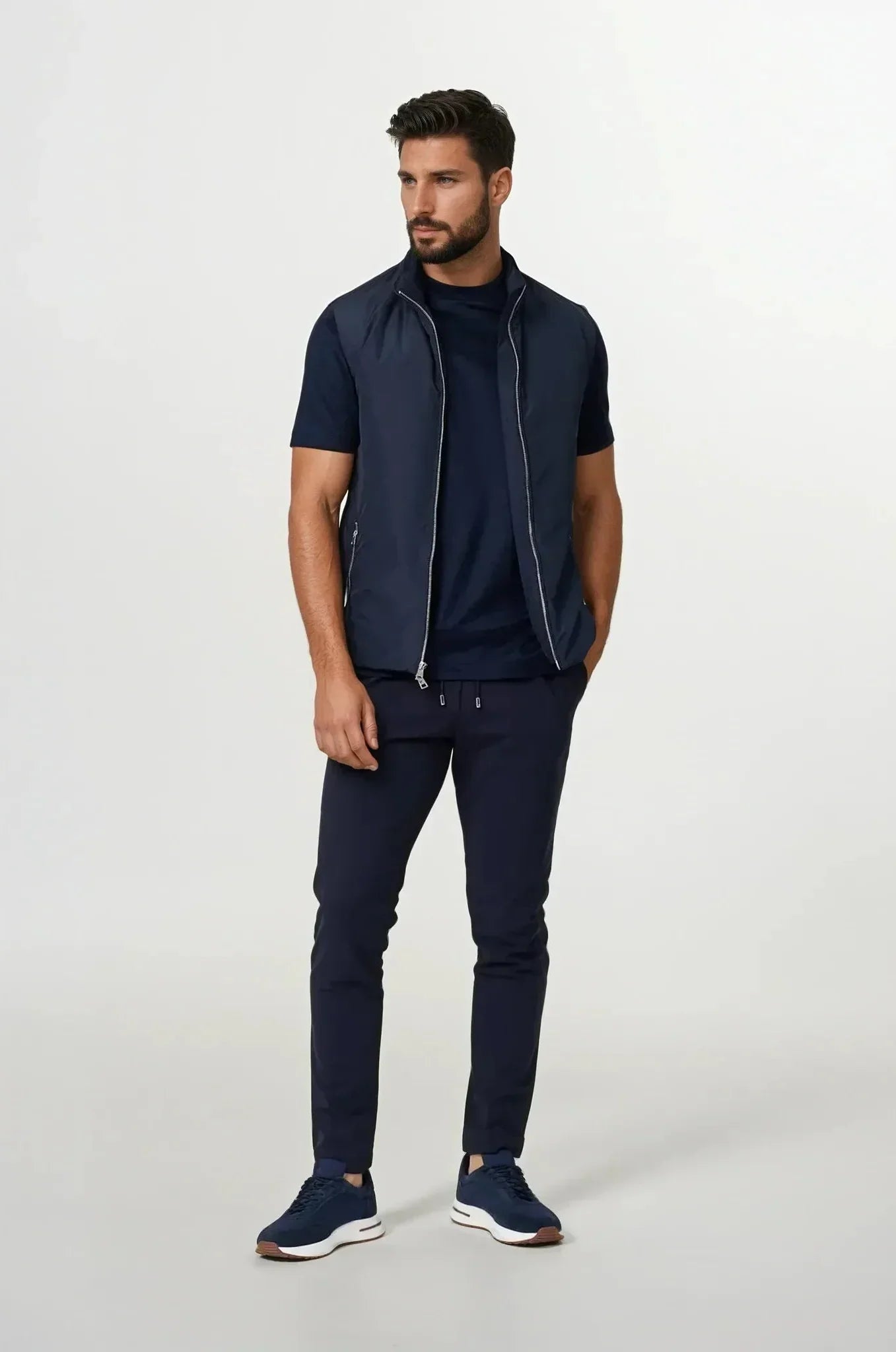 Sleeveless Zip-Up Bodywarmer