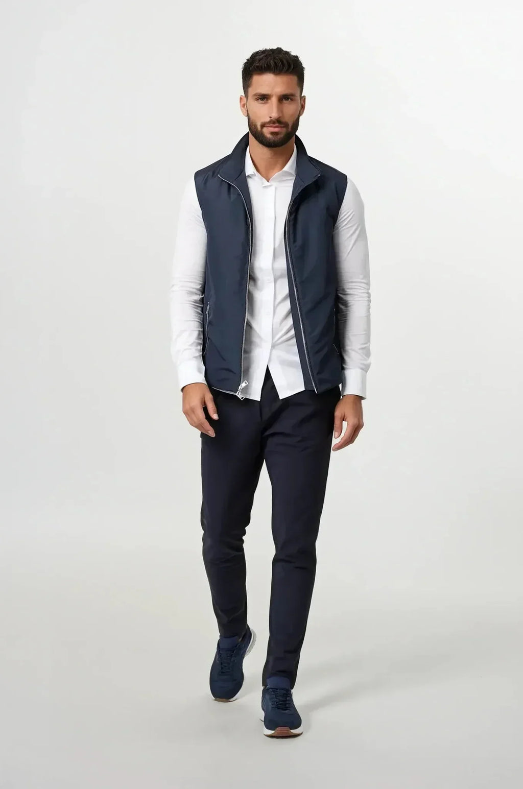 Sleeveless Zip-Up Bodywarmer